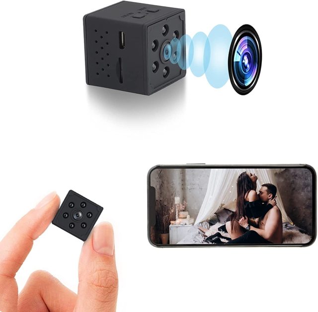 1080P Wireless Portable Indoor Outdoor Security Camera with Phone App Spy Camera Mini WiFi Hidden Camera