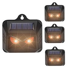 Solar Powered Nocturnal Animals Repeller 4 Pack