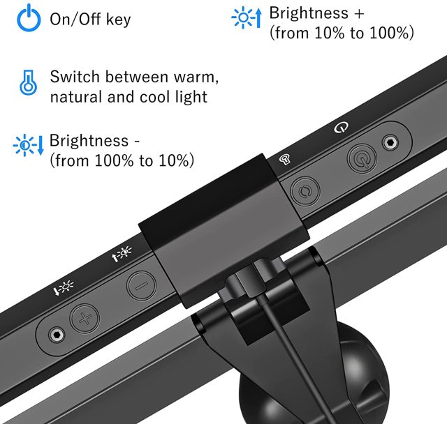 USB Computer Monitor Light Bar