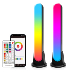 WiFi RGBIC Smart Light Bars 2 Pack,  Ambiance TV Backlights Compatible with Alexa & Google Assistant