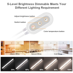 1200lm Linkable LED Under Counter Light Bars