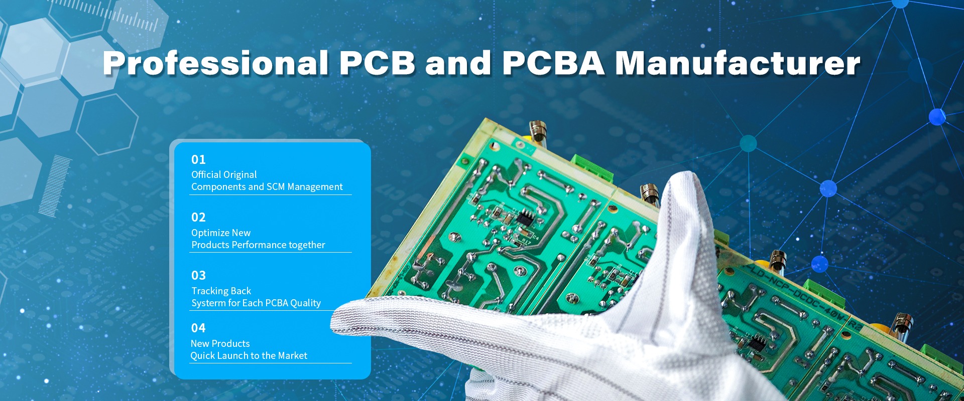 Fast pcb assembly pcba supplier pcb assembly service in Shenzhen