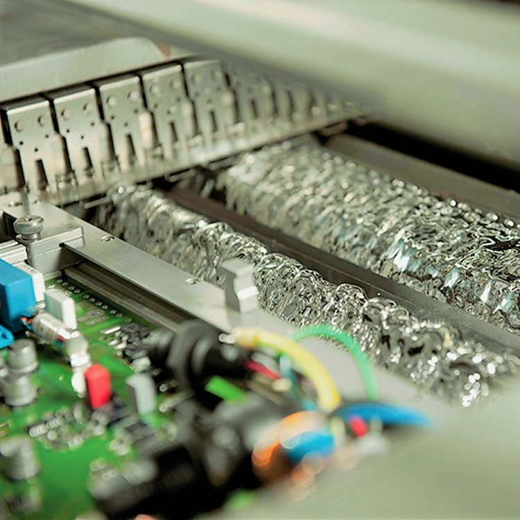 Wave soldering