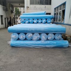 Blue non woven polypropylene roll and spunbond nonwoven fabric in Hubei