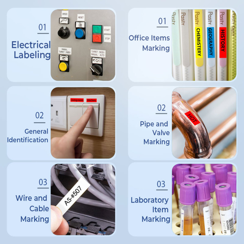 Vinyl Label designed for BMP41, BMP51 and BMP53 Label Printers