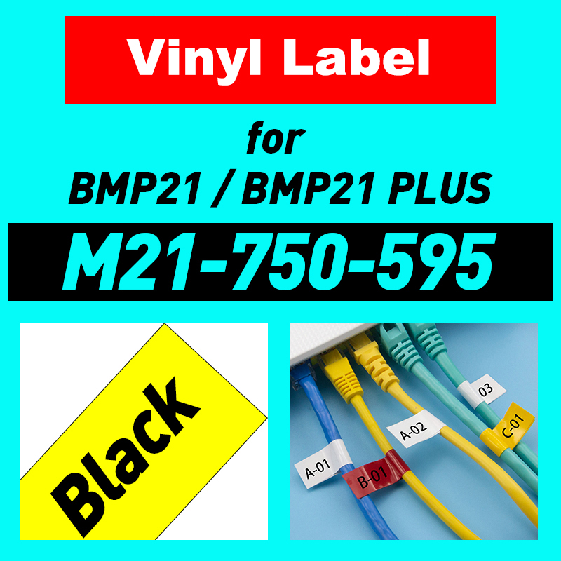 19.1mm Vinyl Label for BMP21 / BMP21-PLUS Printer