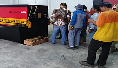 Our technician provide on-site training to Indonesian customer