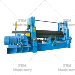 W11S series 3 rollers hydraulic plate rolling machine
