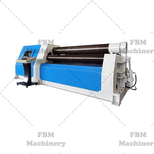 W12 Hydraulic 4 Rollers Plate Rolling Machine With Pre-Bending