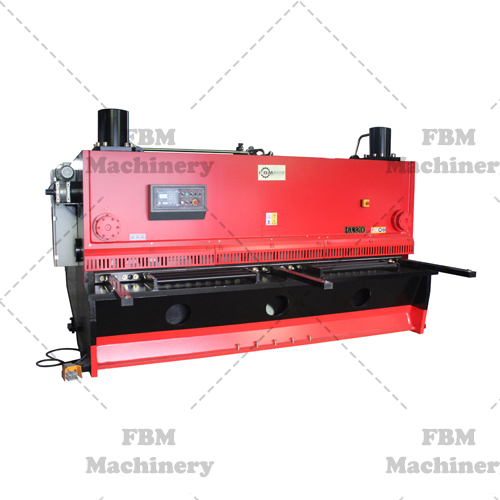 Hydraulic guillotine shearing machine with CNC Controller