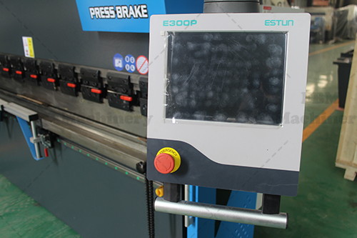 Hydraulic press brake with ESTUN E300P CNC system