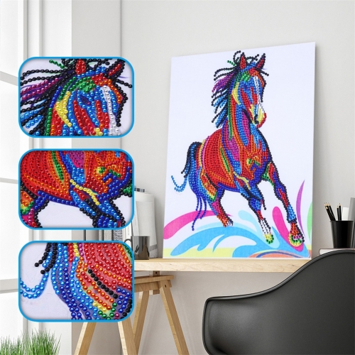 SX-H087 Diamond Painting Kit Colorful Horse