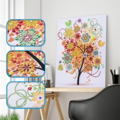 SX-YX8044 Diamond Painting Kit Colorful Tree