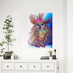 SX-DZ015  Diamond Painting Kit Owl