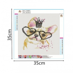 SX-S10006 35x35cm Diamond Painting Kits - Dog