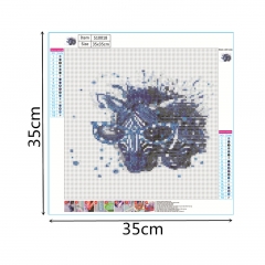 SX-S10018 35x35cm Diamond Painting Kits - Zebra