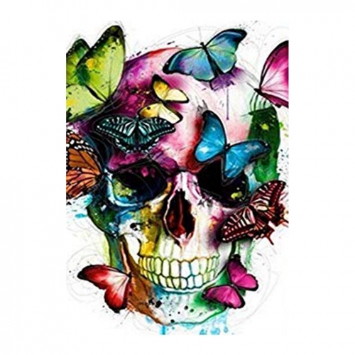 SX-S8839 30x40cm Diamond Painting Kits - Skull