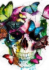 SX-S8839 30x40cm Diamond Painting Kits - Skull