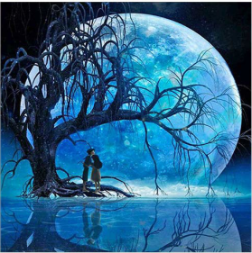 SX-S8938 30x40cm Diamond Painting Kits - Moon