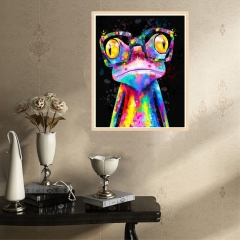 SX-M012  25X30cm  Diamond Painting Kits - Frog