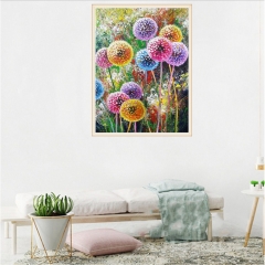 SX-S10097  30X40cm  Diamond Painting Kits - Dandelion