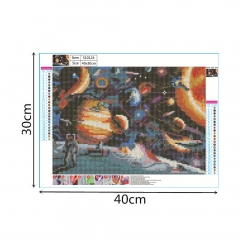 SX-S10124  40X30cm  Diamond Painting Kits - Space