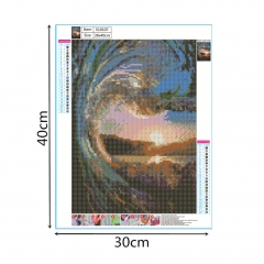 SX-S10107  30X40cm  Diamond Painting Kits - Sea