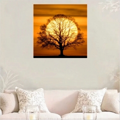 SX-S10123  30X30cm  Diamond Painting Kits - Sun Moon Tree