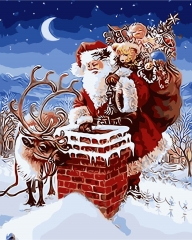 SX- GX1854  Paint by numbers - Santa Claus