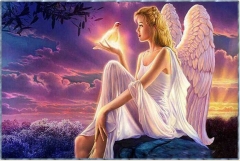 SX-W029  40X30cm  Diamond Painting Kits - Angel