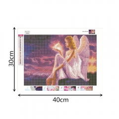 SX-W029  40X30cm  Diamond Painting Kits - Angel