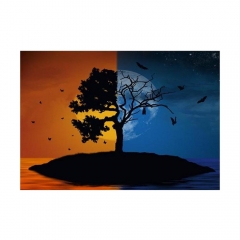 SX-W031  40X30cm  Diamond Painting Kits - Tree