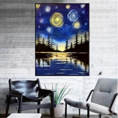 SX-W039  30X40cm  Diamond Painting Kits - Starry sky