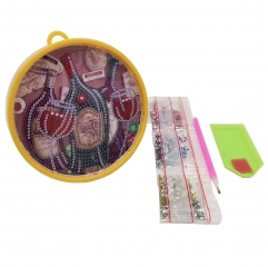 SX-AA058 15X15cm  LED  Diamond Painting Kit  - Wine glass