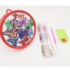 SX-AA057 15X15cm  LED Diamond Painting Kit  - Butterfly