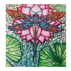 SX-DZ503-S11024  30x30cm Diamond Painting Kit -  Dragonfly