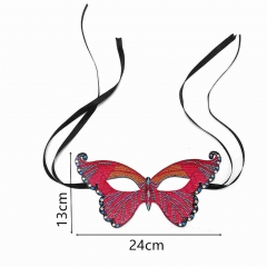 SX-AA409 24X14cm   Mask Diamond Painting Kit  - Butterfly