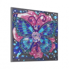 SX-V004   30x30cm  Diamond Painting Kit -  Butterfly