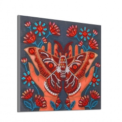 SX-V001  30x30cm  Diamond Painting Kit -  Butterfly in hand