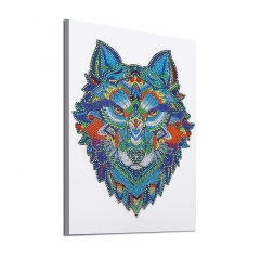 SX-V010   30x30cm  Diamond Painting Kit -  Wolf