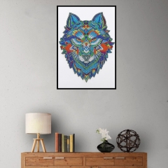 SX-V010   30x30cm  Diamond Painting Kit -  Wolf