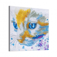 SX-DZ508 Special Shaped Diamond Painting Kits- Cat