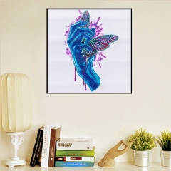 SX-V019   Special Shaped Diamond Painting Kits - Butterfly 