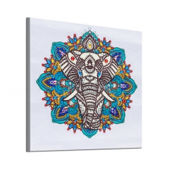 SX-V017   Special Shaped Diamond Painting Kits - Elephant