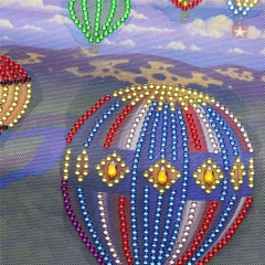 SX-V013  Special Shaped Diamond Painting Kits - Hot air balloon