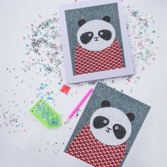 SX-S10424  Special Shaped Diamond Painting Kits - Panda 