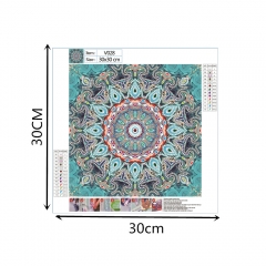 SX-V028   Special Shaped Diamond Painting Kits - Flower