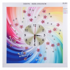 SX-DZ076 35X35cm Diamond Painting Kit - Clock
