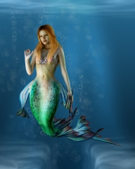 SX- 21797   Paint by numbers - Mermaid