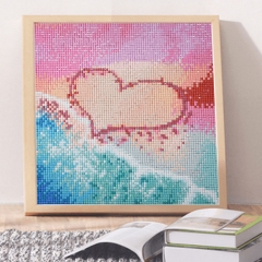 SX-F003  25X25cm  Diamond Painting Kits - Heart